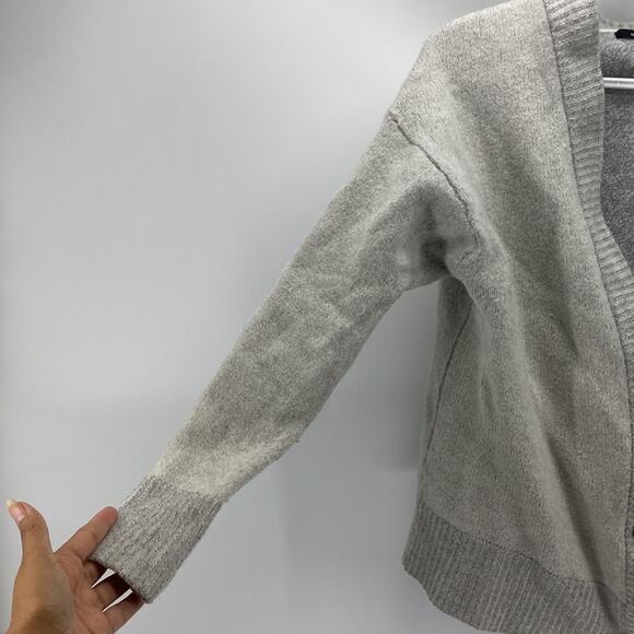 Allbirds merino wool grey the cardigan minimalist casual office size M - Picture 9 of 10